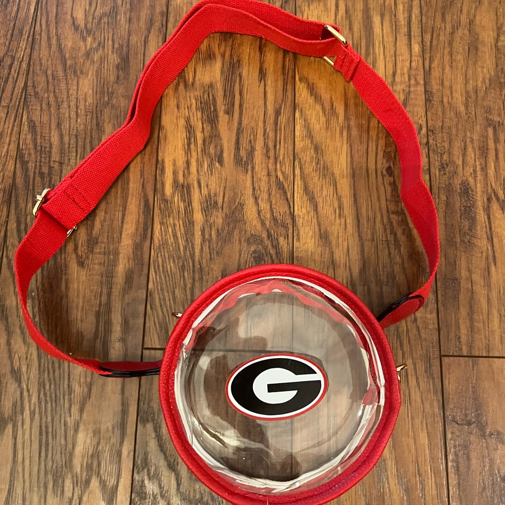 Clear Georgia Bulldogs Stadium Crossbody Bag